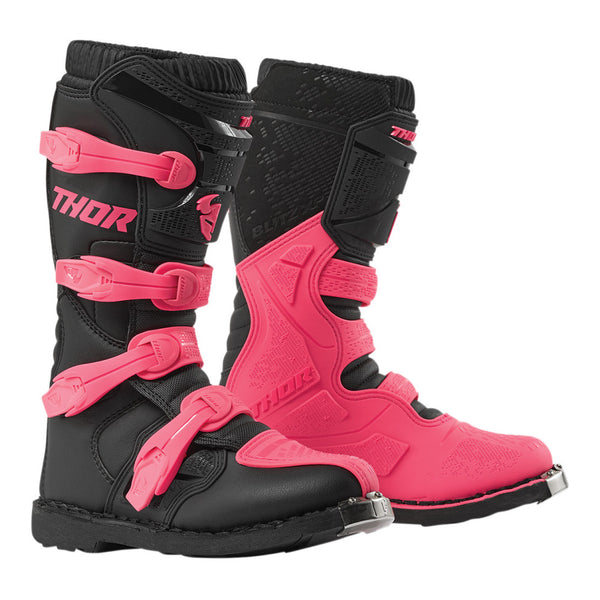 Motorcross Boots Thor Blitz Xp Womens Black Pink Size 10