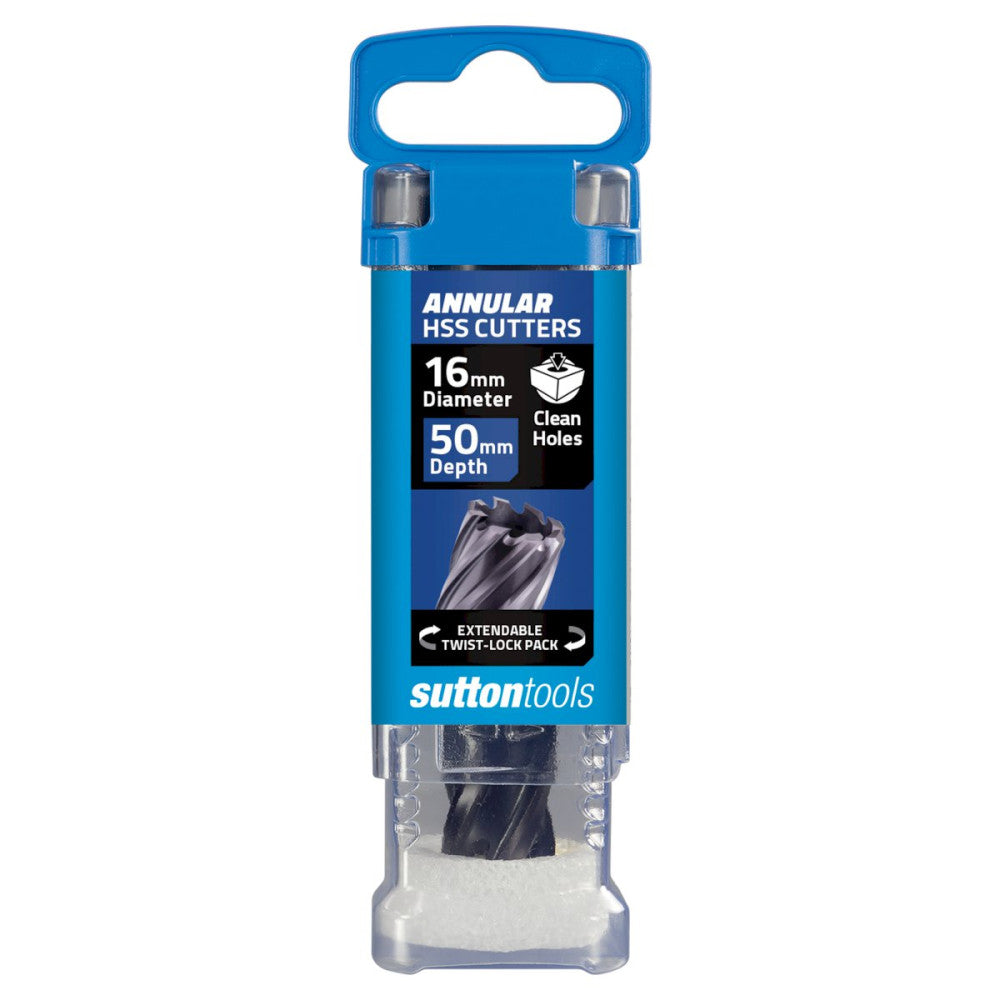 Sutton Tools Annular Cutter M2Al HSS TiAlN 16 x 50mm