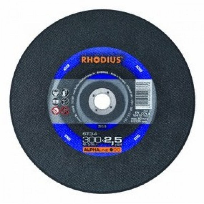 Rhodius ALPHAline ST34 350x3.0x25.4mm Cut Off Disc - 2 Pack
