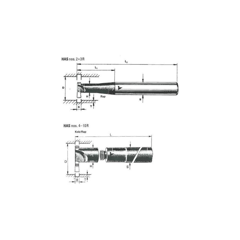 NUS-000-R Cobalt Ifanger Internal Groove Finish Tool 1.2mm Width 1.3mm Max Depth