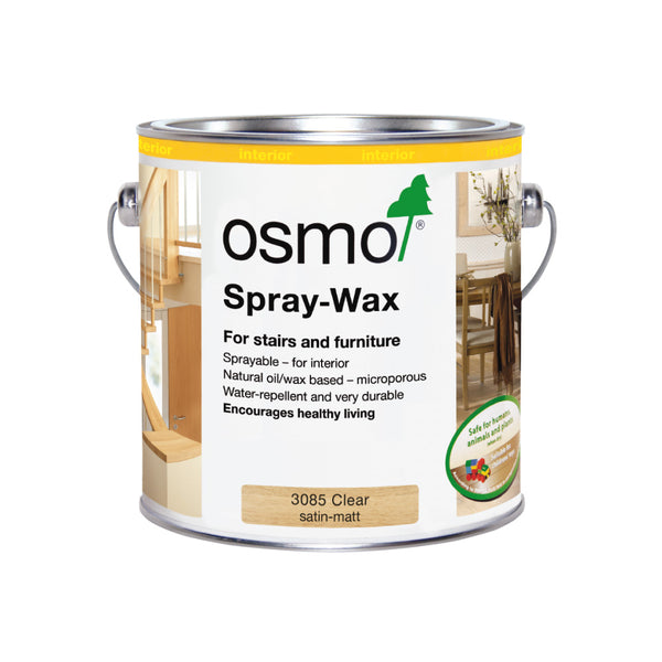 Osmo Spray Wax - 3085 Clear Satin, 1l