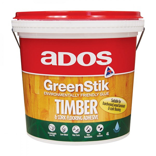 GreenStik Timber & Cork Flooring Adhesive 4L