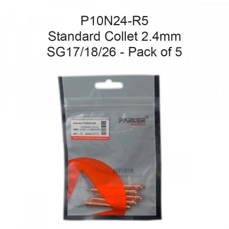 Standard Collet 2.4mm SG17/18/26 Pack Of 5