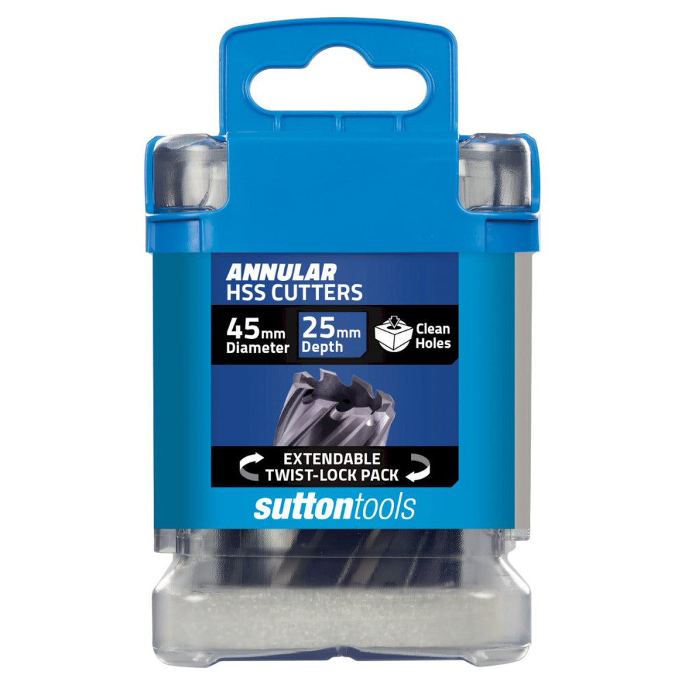 Sutton Tools Annular Cutter M2Al HSS TiAlN 45 x 25mm