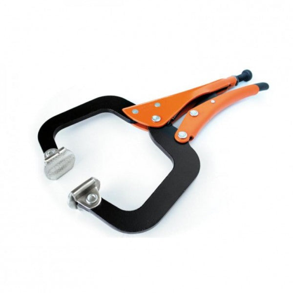 Plier Lock C Style With Pads 320mm OA Capacity 0-80mm Grip On 224-12