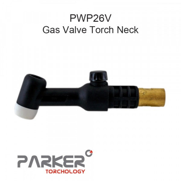 Parker 26V Tig Torch Head C/w Gas Valve