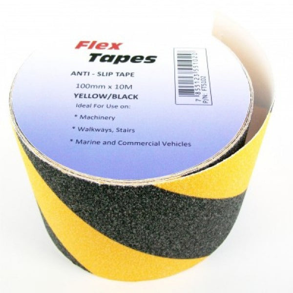 Anti Slip Tape Yellow/Black 100mm x 10M