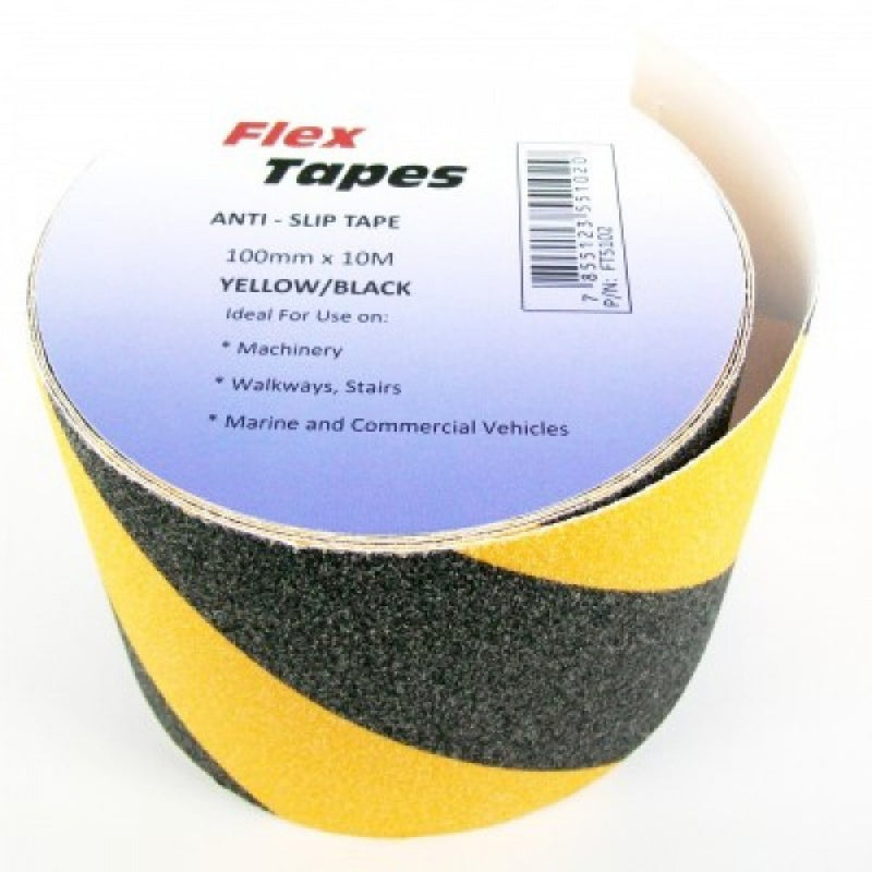 Anti Slip Tape Yellow/Black 100mm x 10M