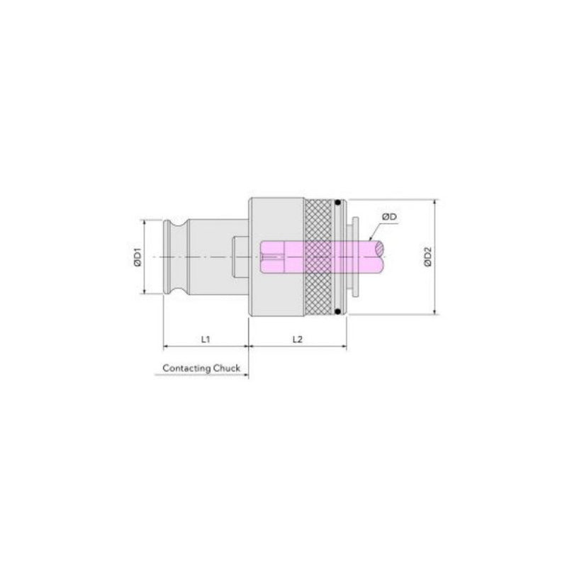 Q/C Tap Collet 8.0 x 6.2 SQ W/out Clutch Size