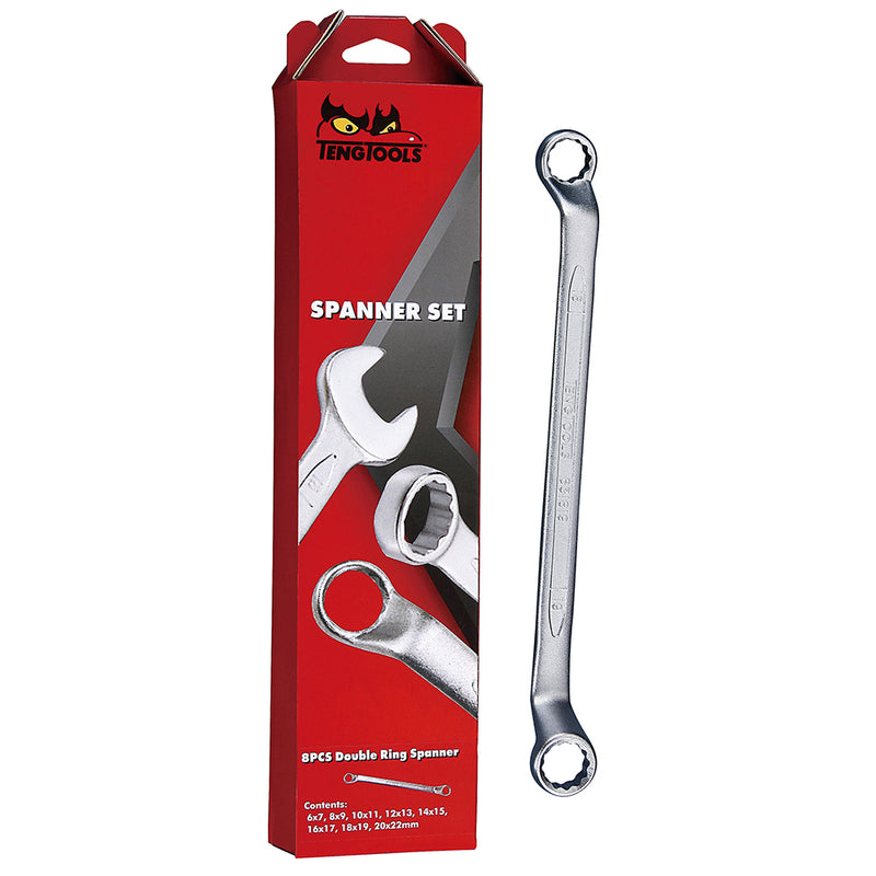Teng 11Pc Double Ring Spanner Set (Mm)