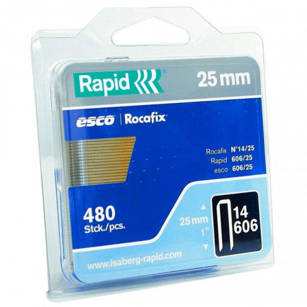 Rapid Staples 606/25 Mini 480pcs