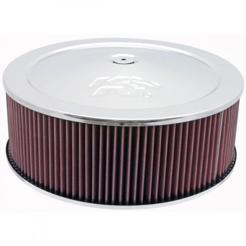 K&N Chrome Air Cleaner 14X5"