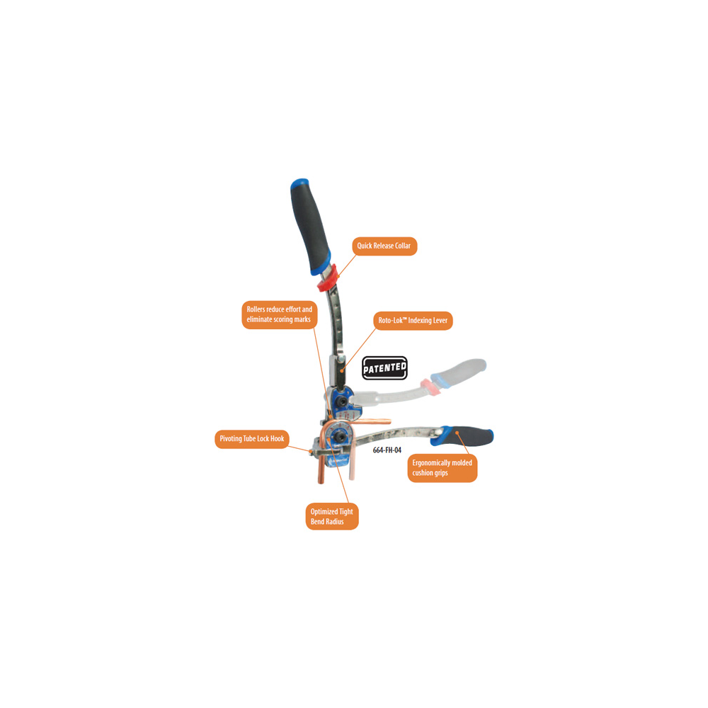 Imperial 664FHTube Bender For Stainless Metric - IMP-664FH08