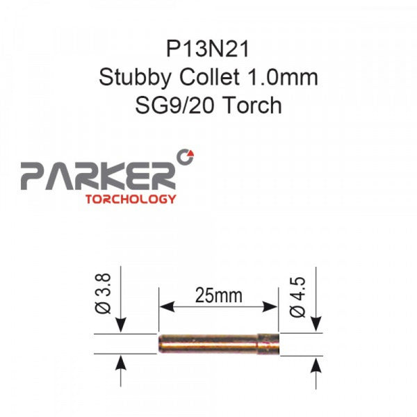 Standard Collet 1.0mm SG9/20 Pack Of 5