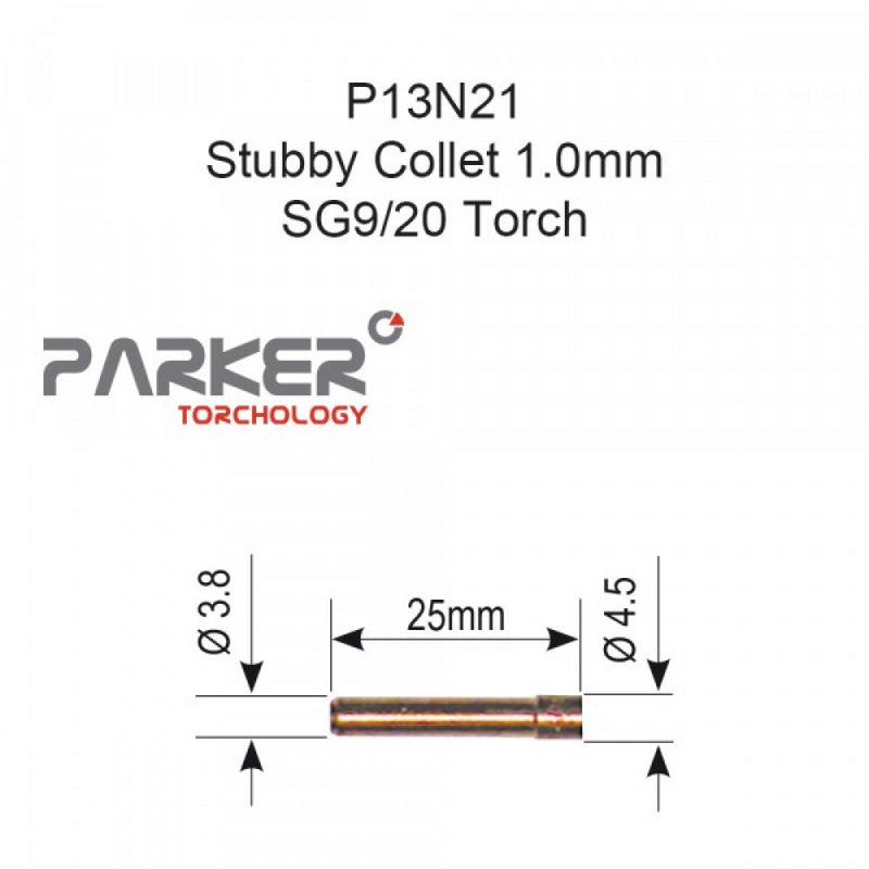Standard Collet 1.0mm SG9/20 Pack Of 5