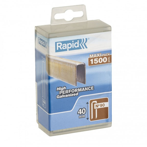 Rapid Staples 90/40 1500pcs Plastic Box