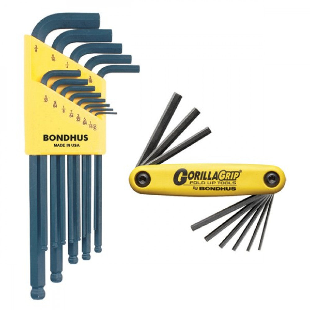2 Pack Bondhus 22Pce Hex & Ball End