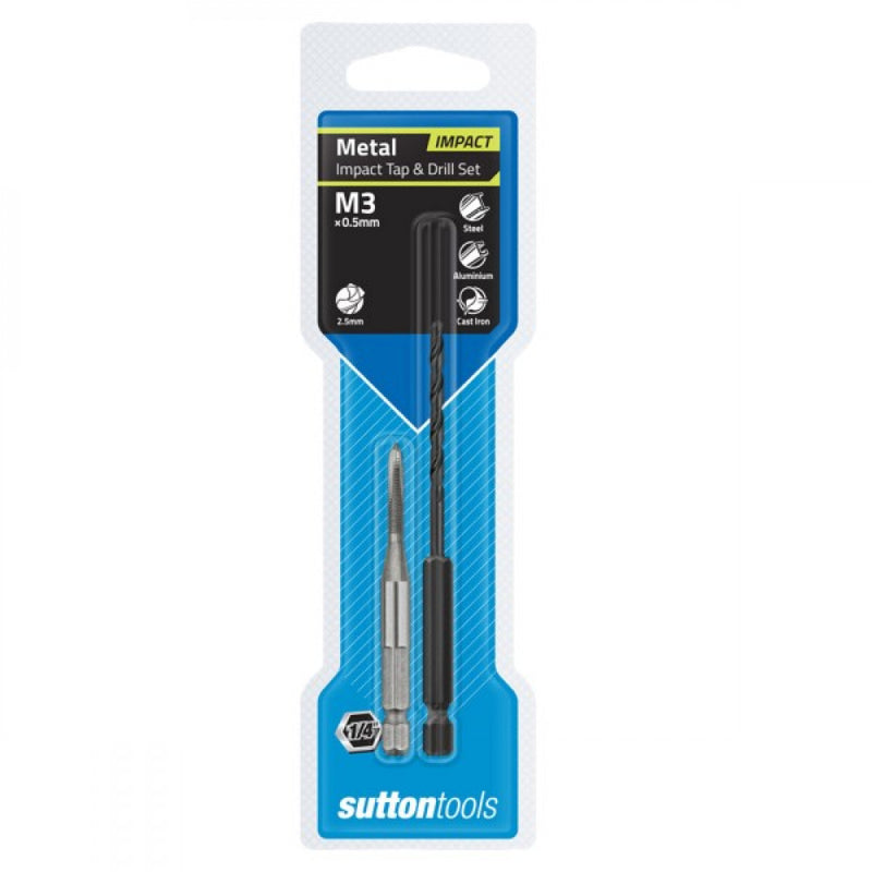 M3 Sutton Tools Impact Tap And Drill Set