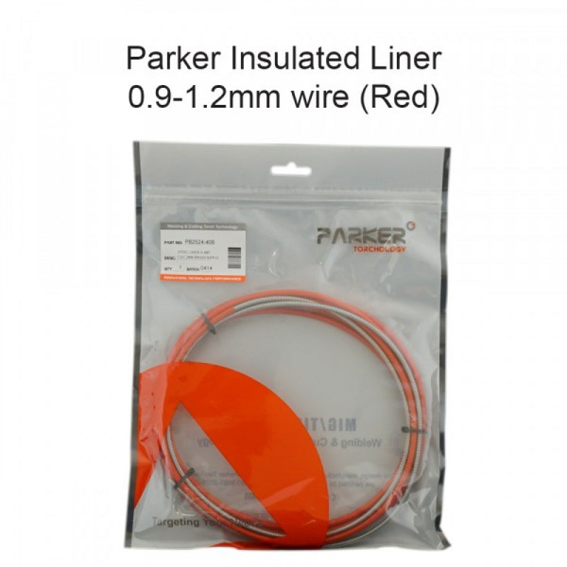 Insulated Liner 0.9-1.2mm Wire x 5.4m (Red)