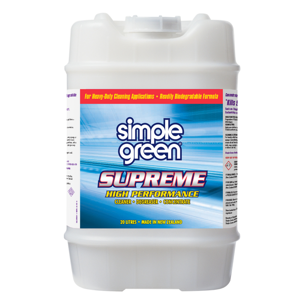 SIMPLE GREEN® SUPREME Heavy-Duty Cleaner & Degreaser Concentrate 20L