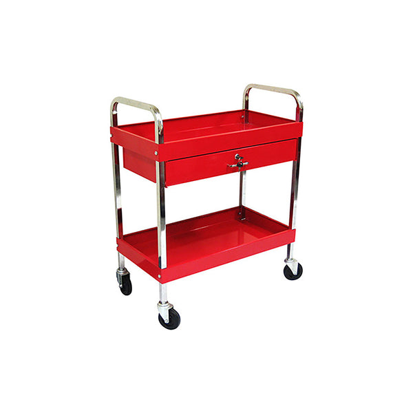 2 Shelf Tool Cart With 1" Drawer