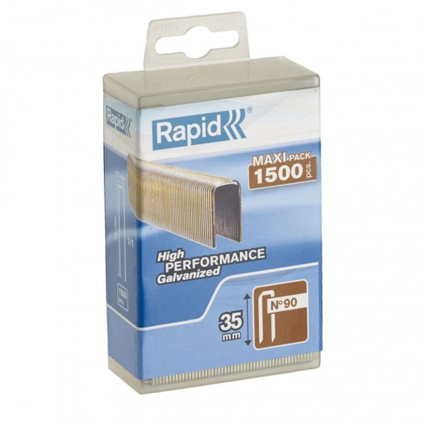 Rapid Staples 90/35 1500pcs Plastic Box