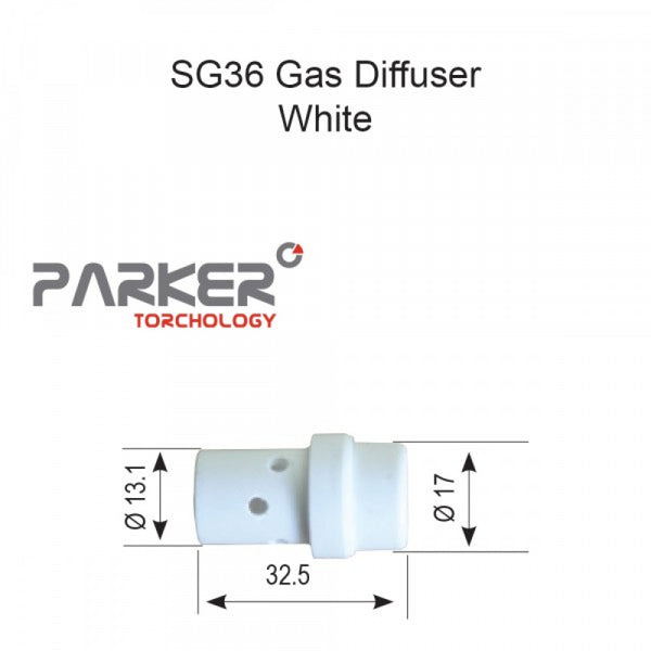 Parker SG36 Gas Diffuser White Pack Of 5