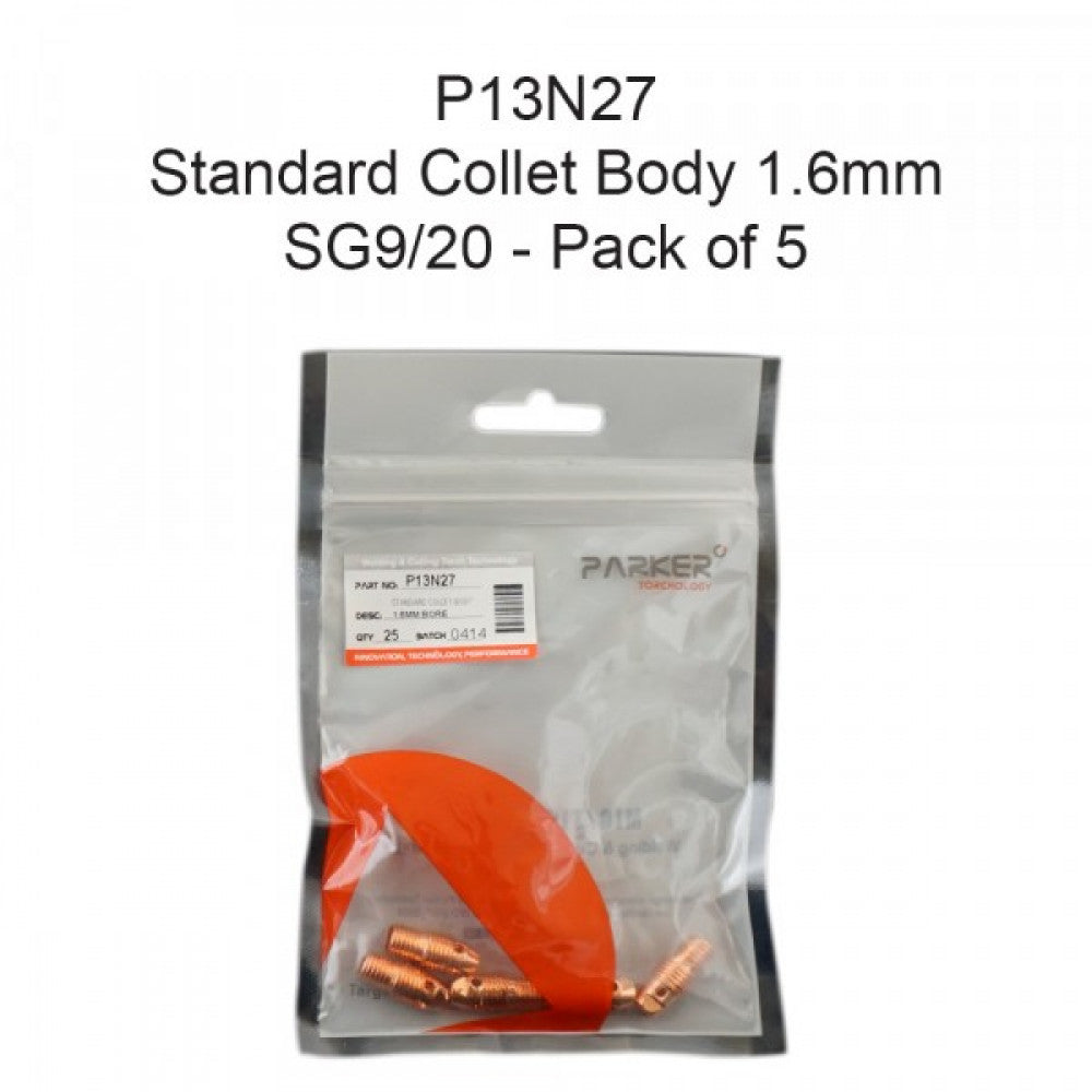 Standard Collet Body 1.6mm SG9/20 Pack Of 5