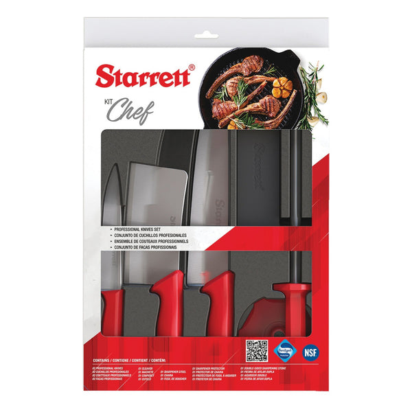 Starrett 6pce Chefs Knife Set