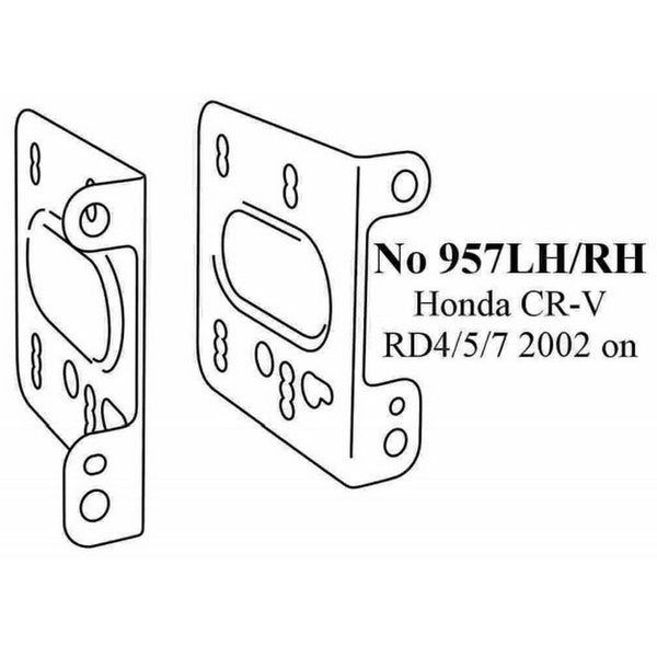 Honda Crv Rd5 7 02 > Side Brackets