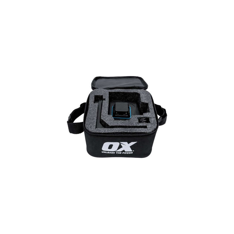 Ox Tools Pro 3 Axis Green Laser Level - 30m Range
