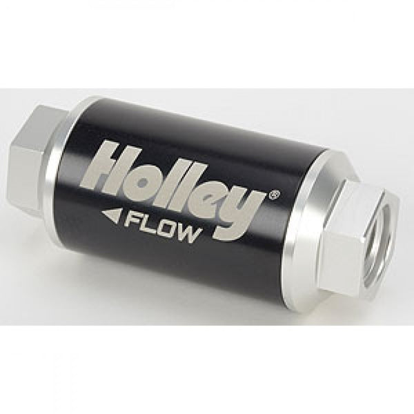 Holley Fuel Filter Billet 100 GPH 40 MIC 3/8 NPT Each#162-562