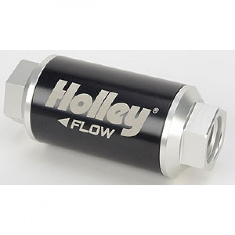 Holley Fuel Filter Billet 100 GPH 40 MIC 3/8 NPT Each