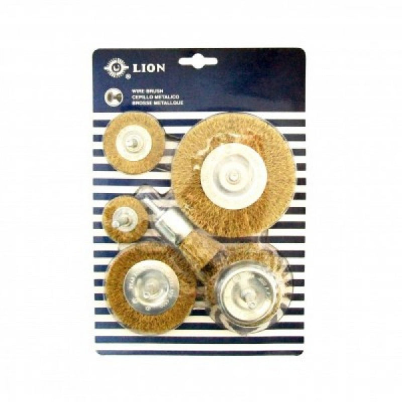 Wire Brush 6 Piece Kit