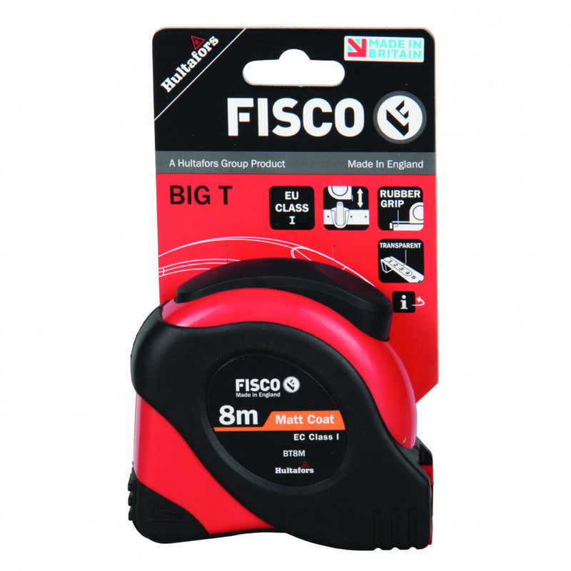 Fisco Tape Measure 8m x 25mm