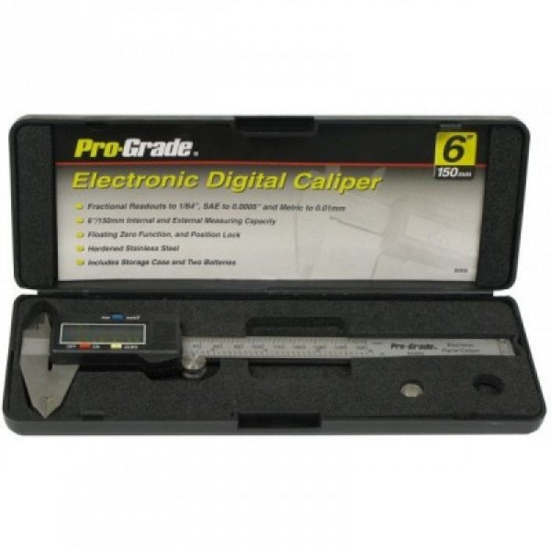Digital Vernier Caliper - 150mm Pro-Grade Met/Imp
