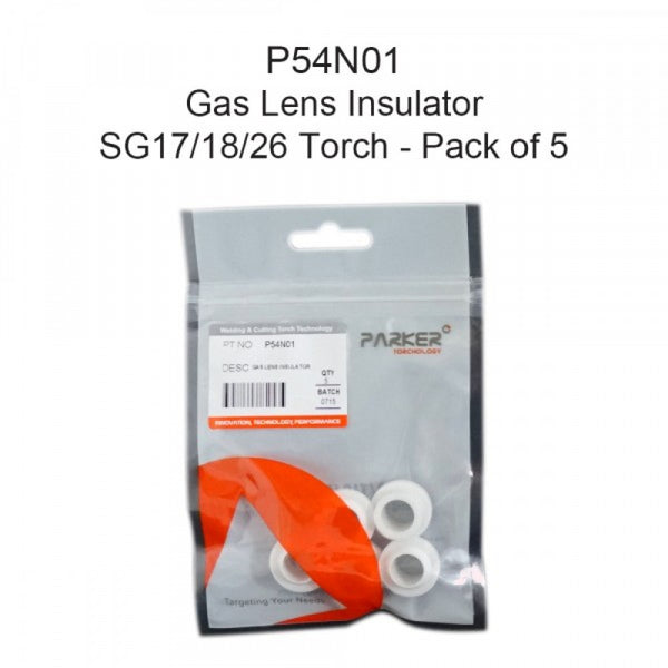 Gas Lens Insulator SG17/18/26 Pack Of 5