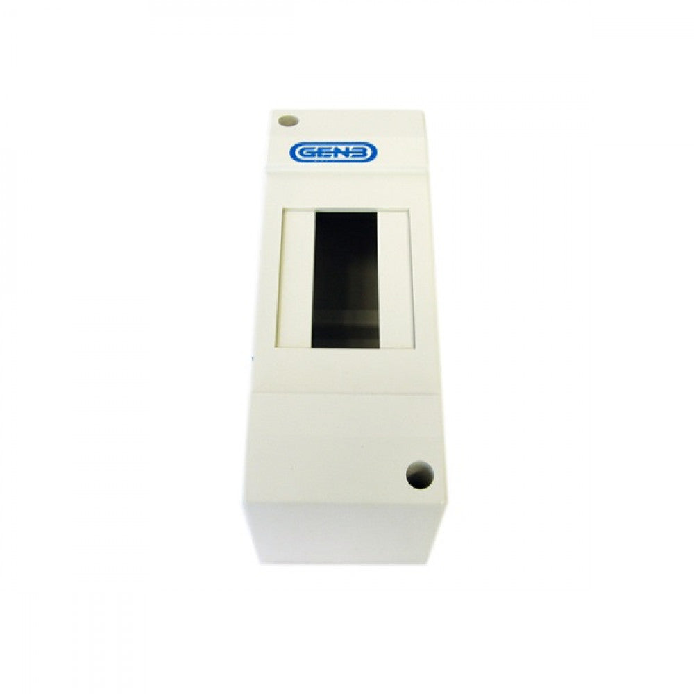 2 Pole MCB Mounting Cover 130Hx51Wx60D