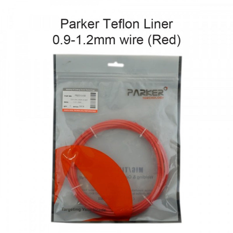 Teflon Liner 1.0-1.2mm x 5.4m For Soft Wire (Red)