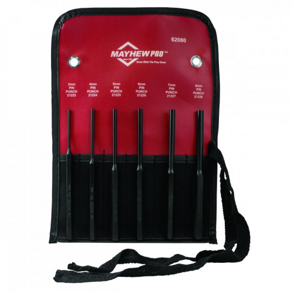 Mayhew Pin Punch Set 6Pc