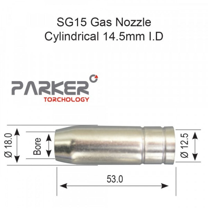Parker SG15 Nozzle Cylindrical Pack Of 2
