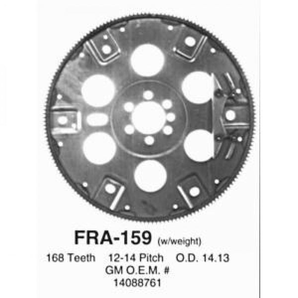 Flexplate Chev 168T Late C/Weight #FRA-159