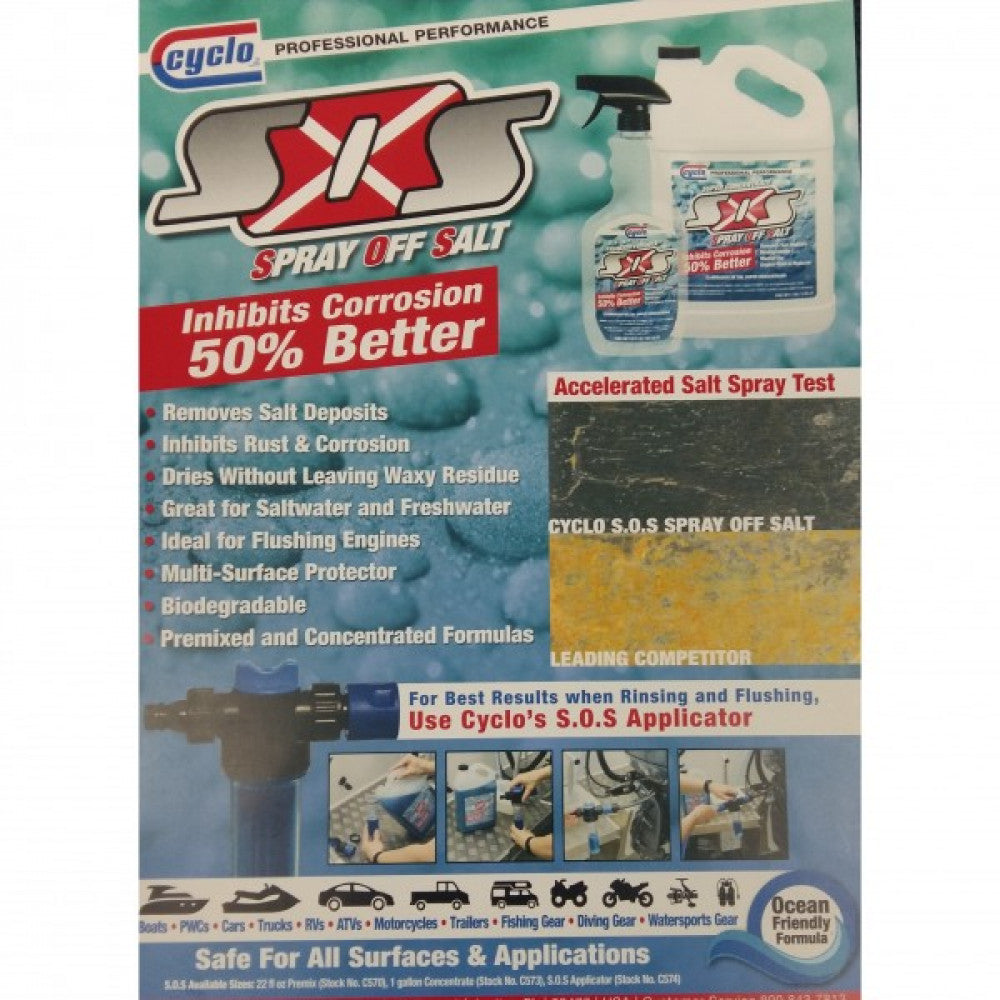 Cyclo Spray Off Salt 3.78L Mixer Combo