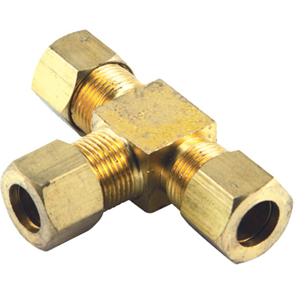 1/4in Bsp Brass T-Union Connector**