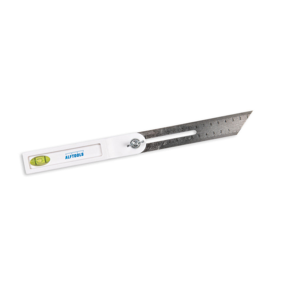 ALF TOOLS 2 WAY BEVEL 180mm SLIDING BEVEL + LEVEL