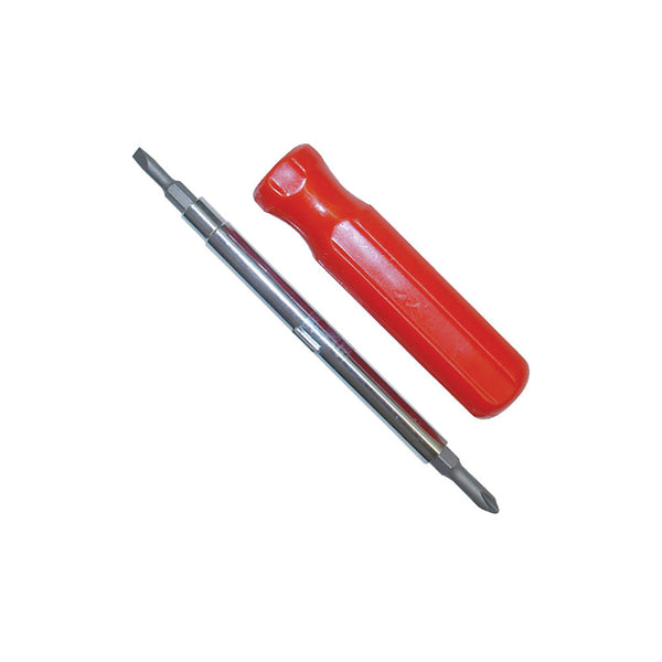Wisdom 6-In-1 Screwdriver With Neon Coloured Grip