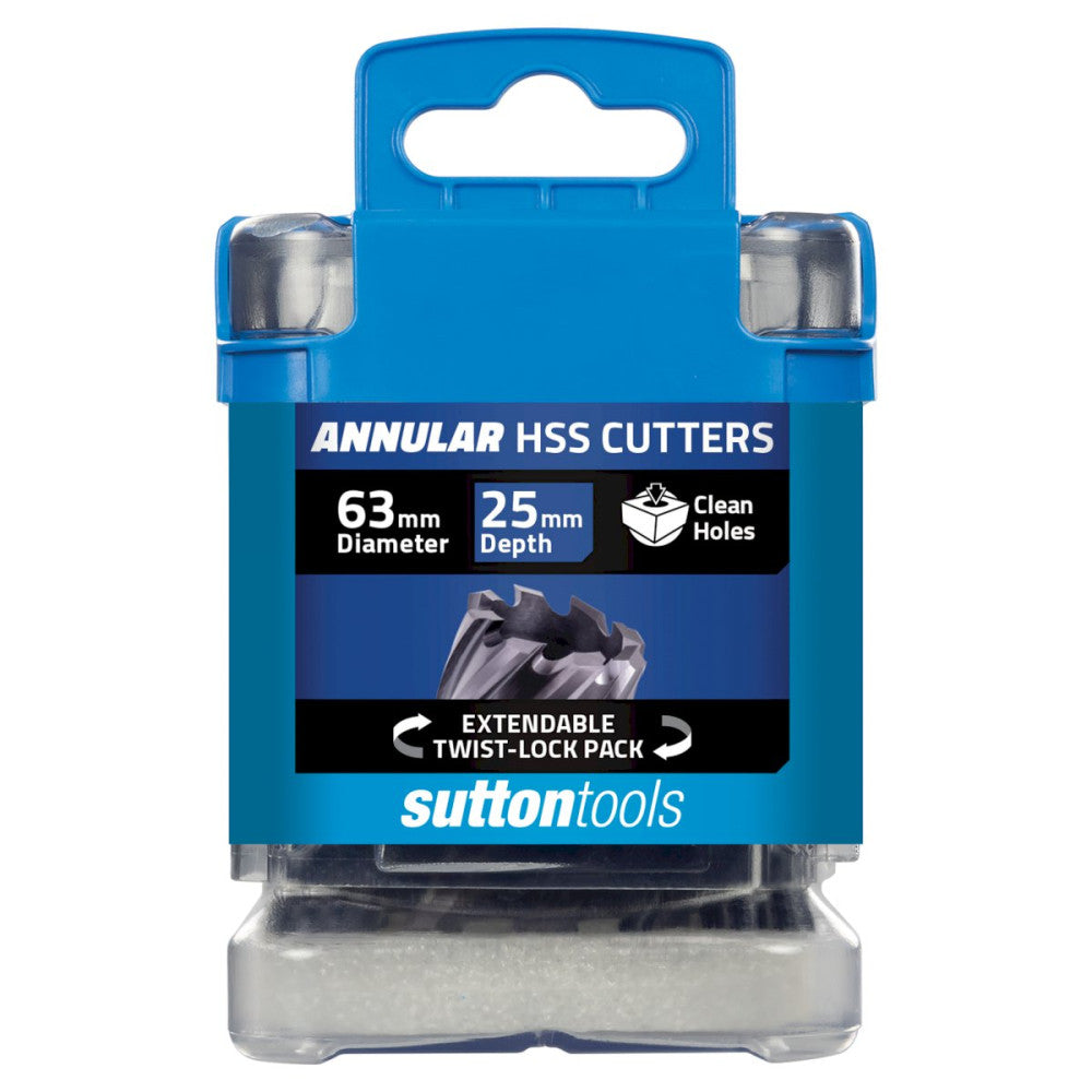 Sutton Tools Annular Cutter M2Al HSS TiAlN 63 x 25mm