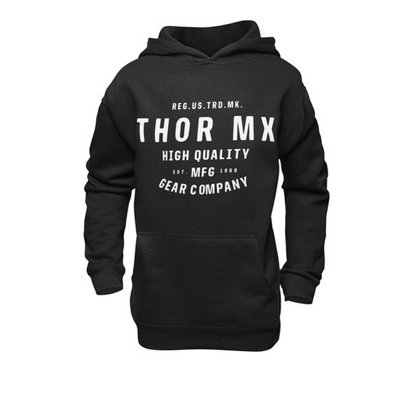 Hoody Thor MX Crafted Black Youth Medium