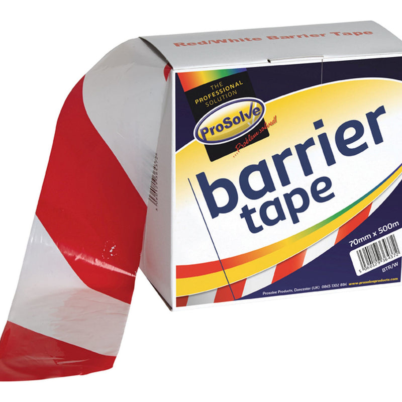 Prosolve Barrier Tape Red/Whiteprosolve Barrier Tape Red/White - 500M (2 Rolls)