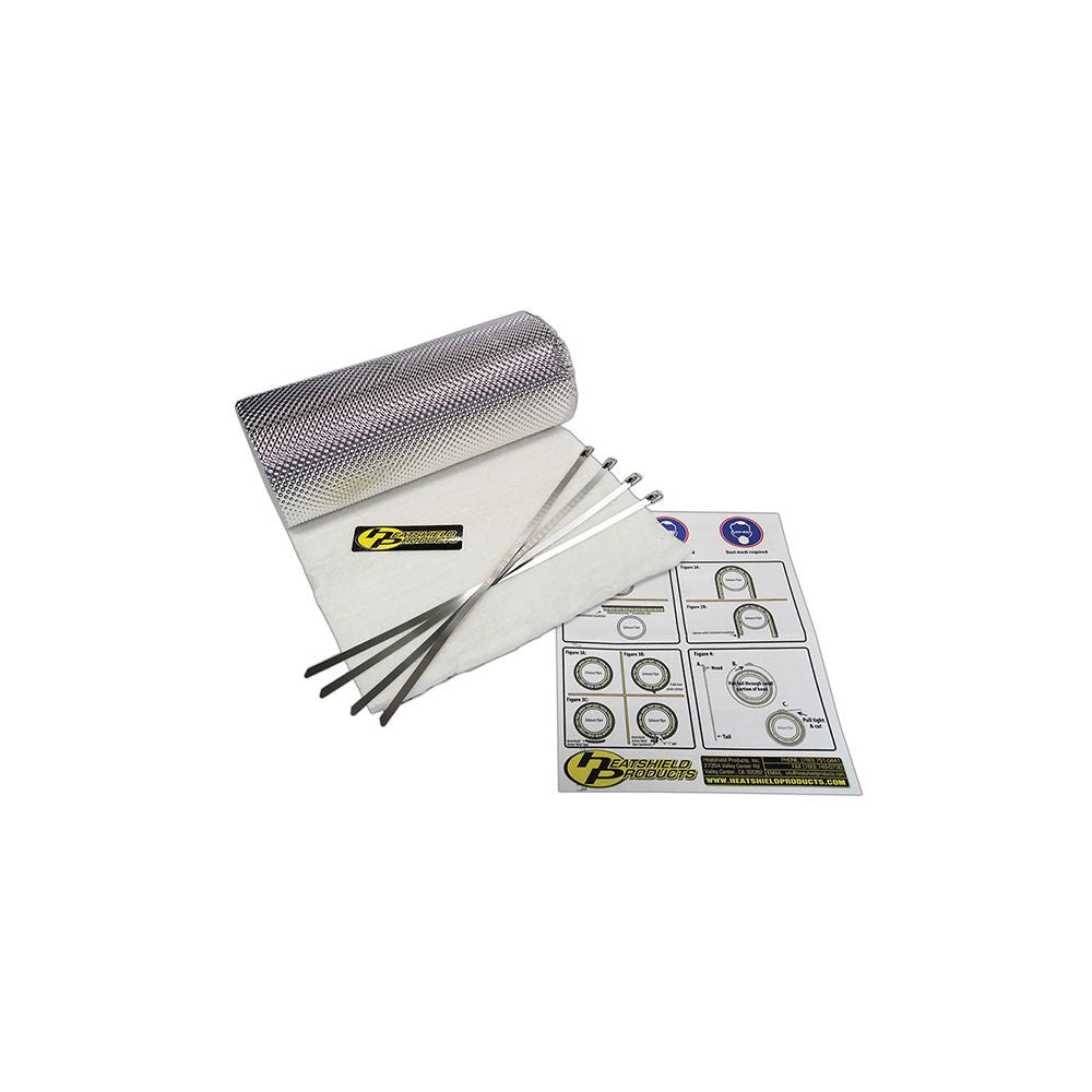 Heatshield Armour Hot Pipe Kit 1/2" 300mm x 1.5M + Ties